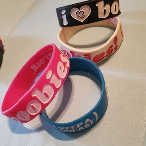 4 "I love boobies" rubber & iPhone case